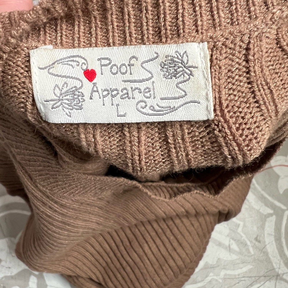 Poof Apparel | Ribbed Sweater - Picture 3 of 4